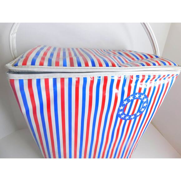 Vintage Prepac Vinyl Cooler Tote Semiquincentennial Set READ - Picture 4 of 12